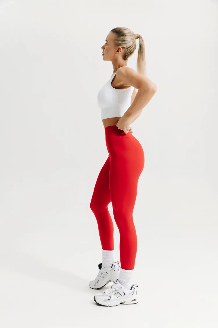 ForStrong Лосины Fit, красный