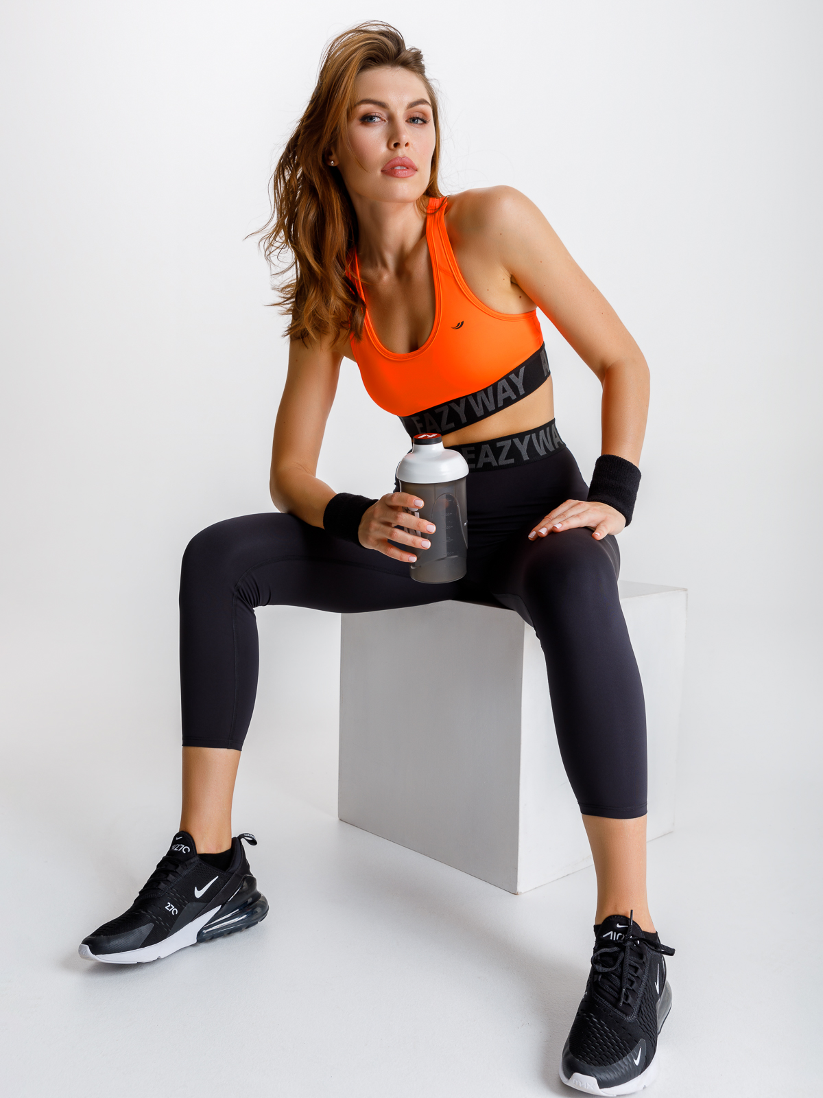 Eazyway Спортивное бра 08.317, оранжевый неон
