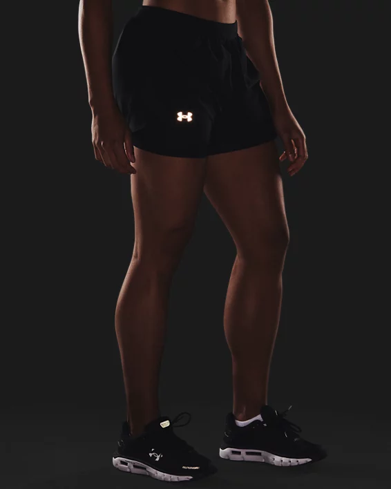 Under Armour Шорты Fly-By 2-in-1, черный