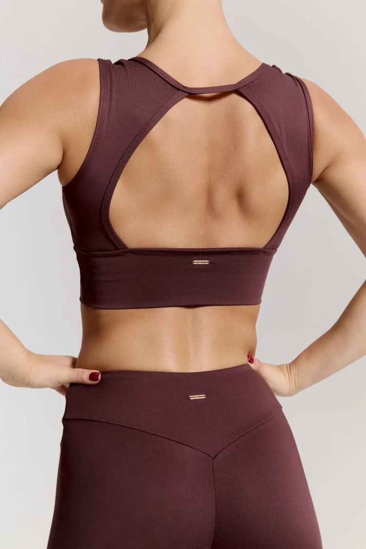 ForStrong Топ Pulse Mono, коричневый