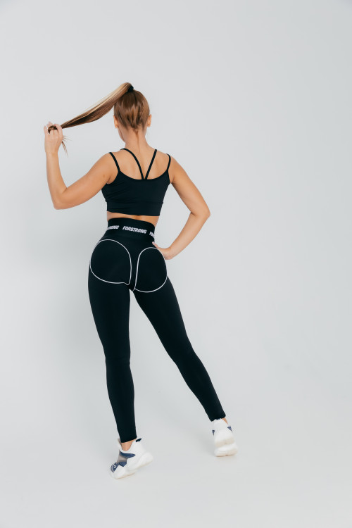 ForStrong Топ Reflective Bra, черный