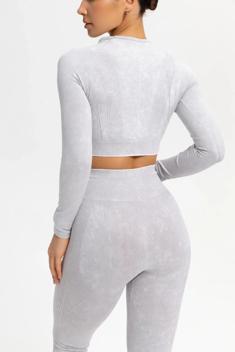 ForStrong Лонгслив Neat, серый деним