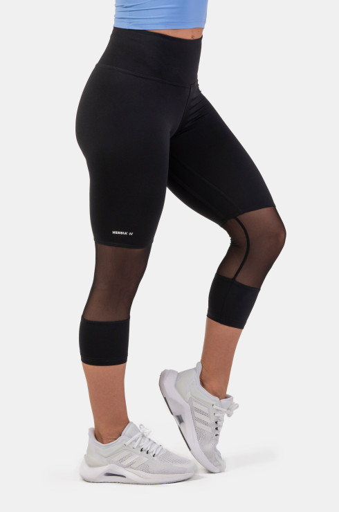 Nebbia Лосины 406 High-Waist 3/4 Length Sporty, черный