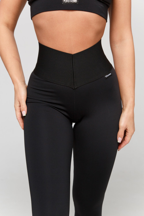 ForStrong Лосины Base V 7/8, черный