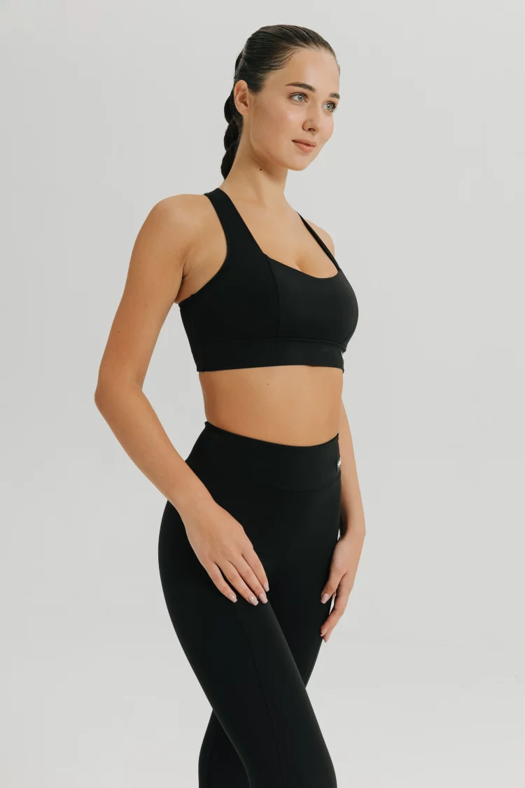 ForStrong Топ Lace, черный