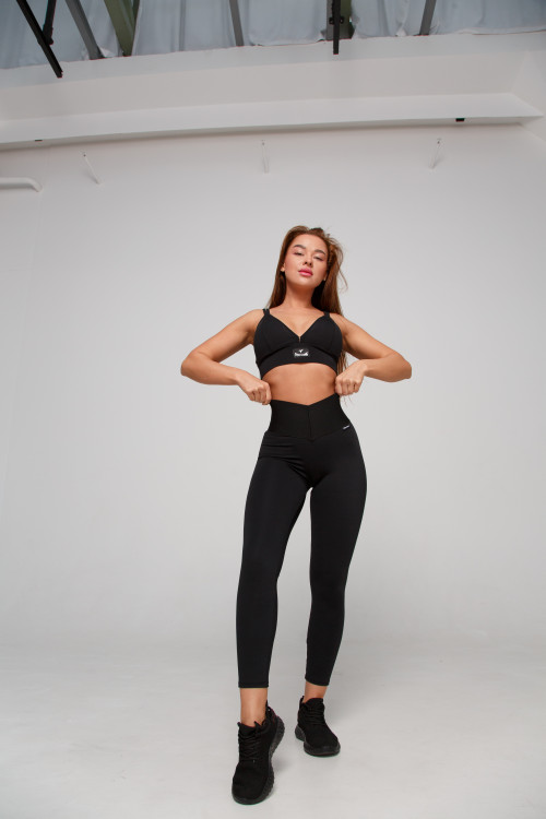 ForStrong Лосины Base V 7/8, черный