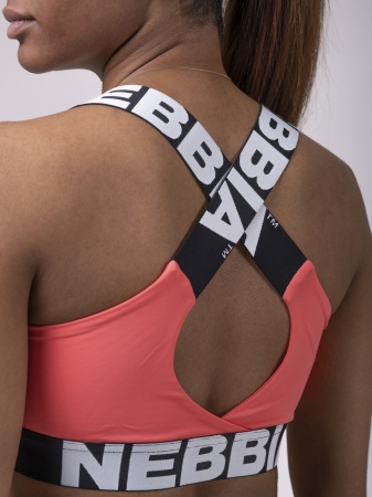 Nebbia Топ 535 Power Your Hero Iconic Sports Bra, персик