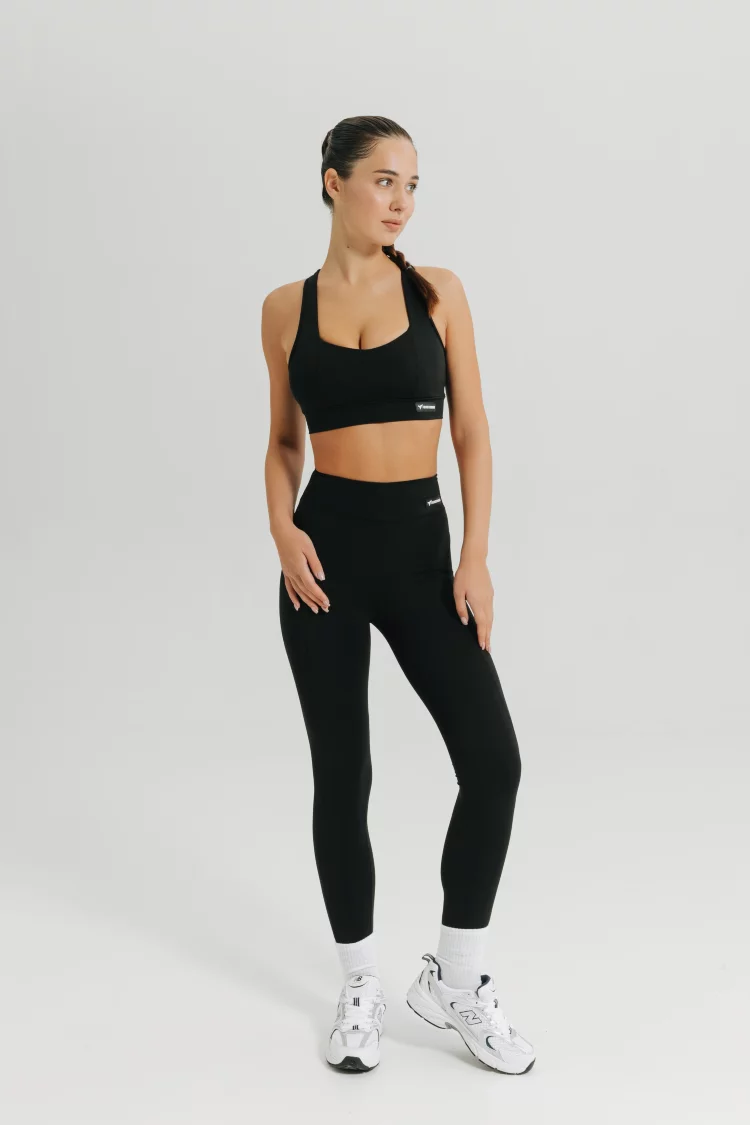 ForStrong Лосины Lace, черный