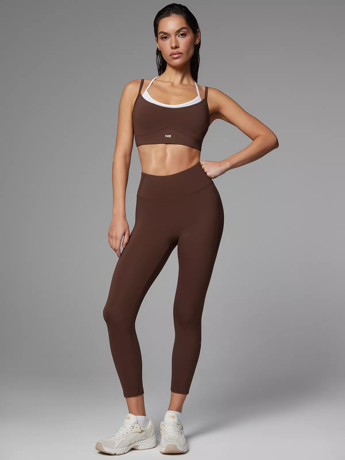 Neverlate Спортивное бра 08.1274, коричневый