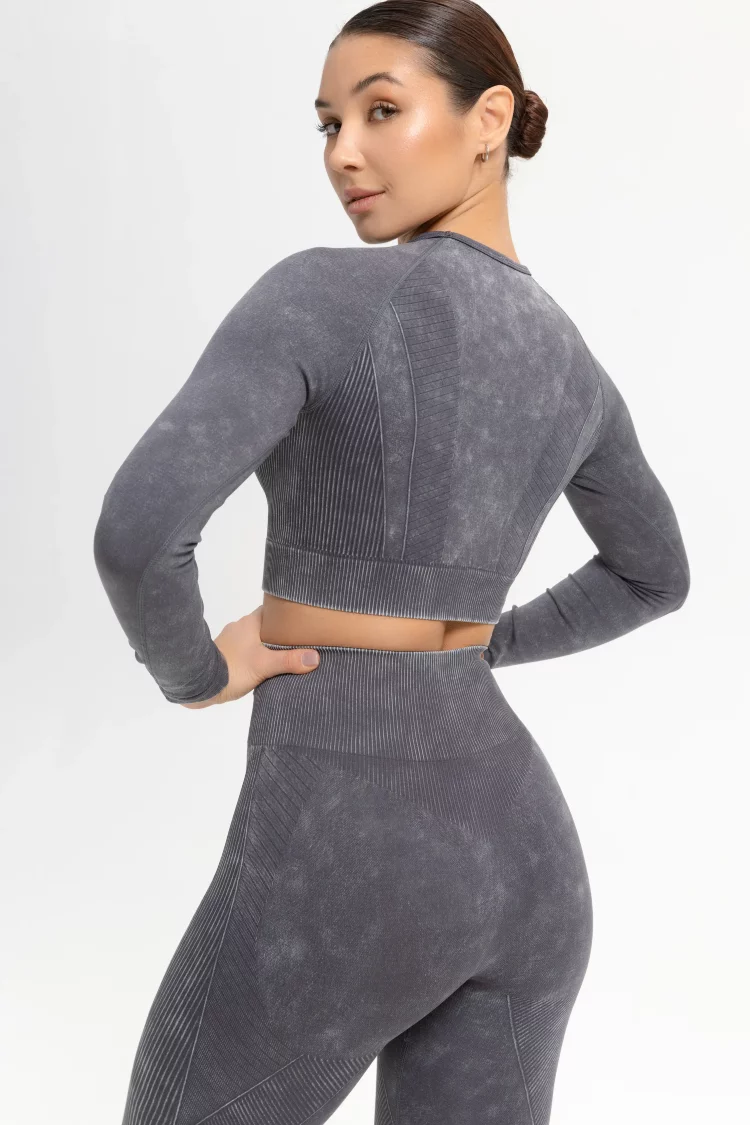 ForStrong Лонгслив Neat, черный деним