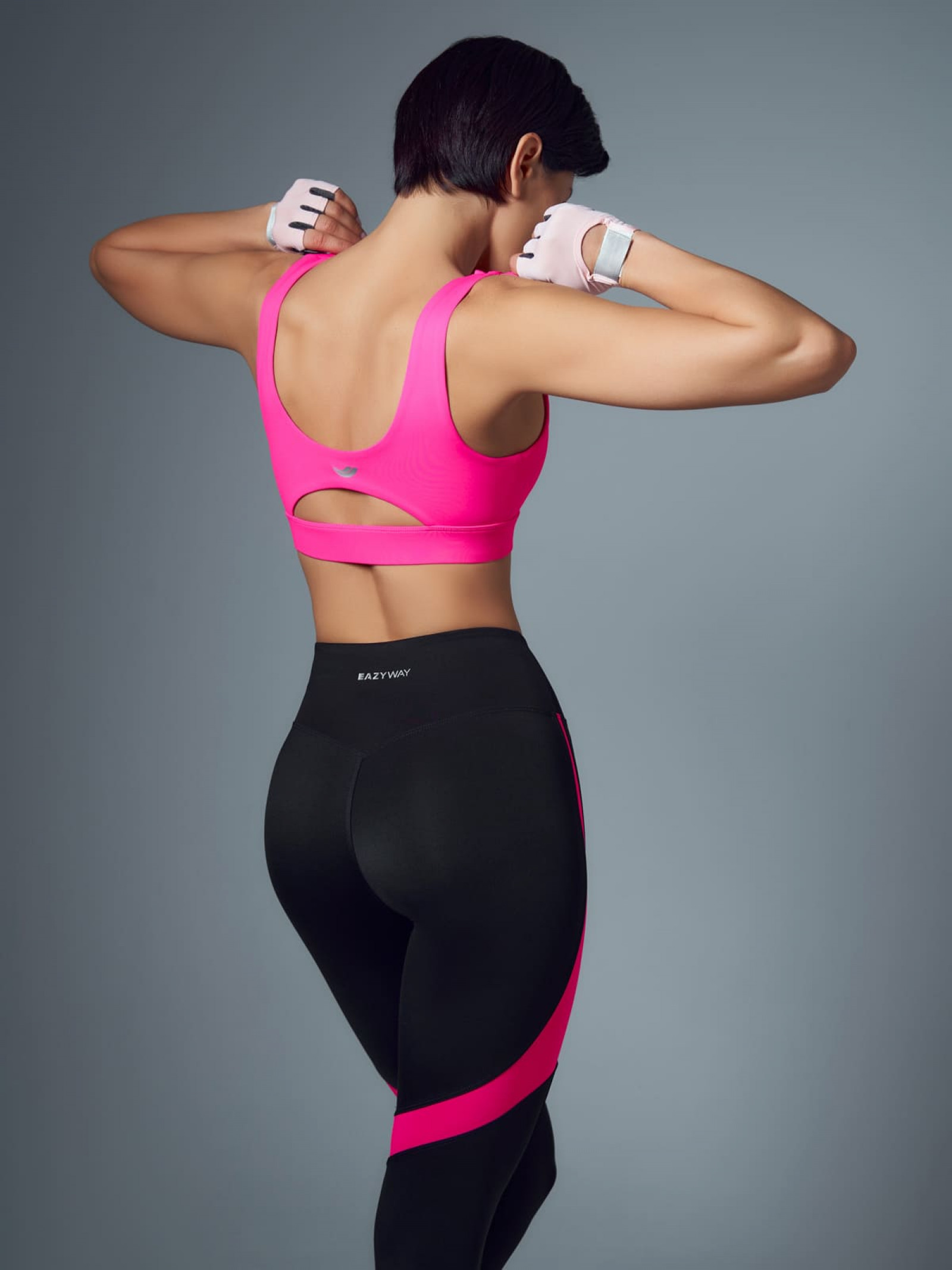 Eazyway Спортивное бра 08.865, розовый неон 
