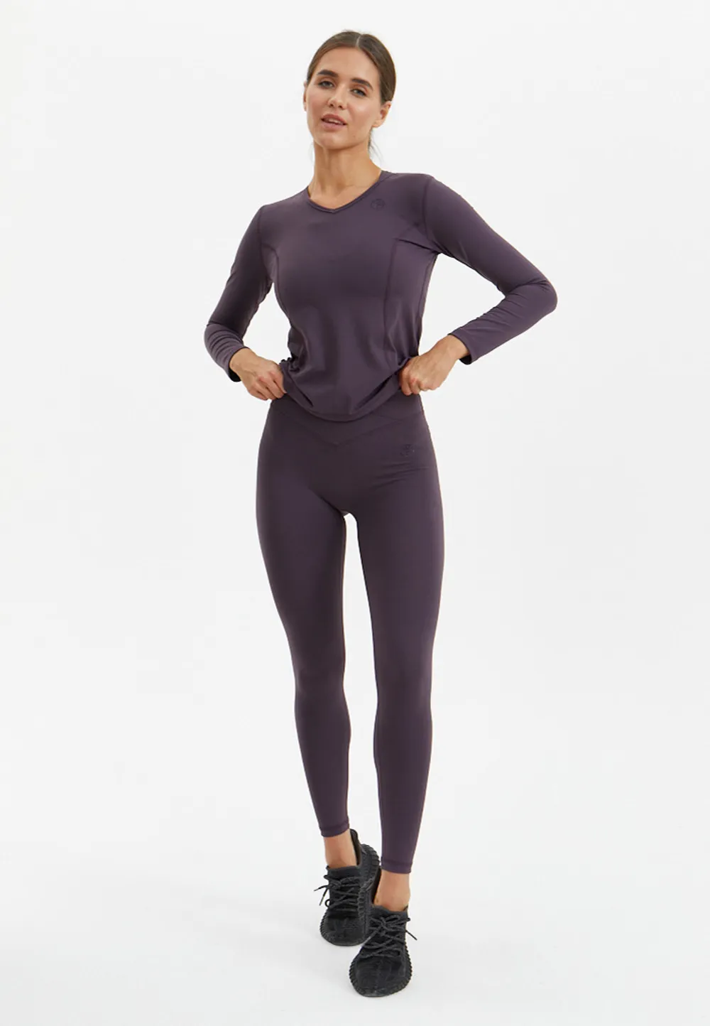 BeSelf Лонгслив SOFT COVER, пыльно-сливовый