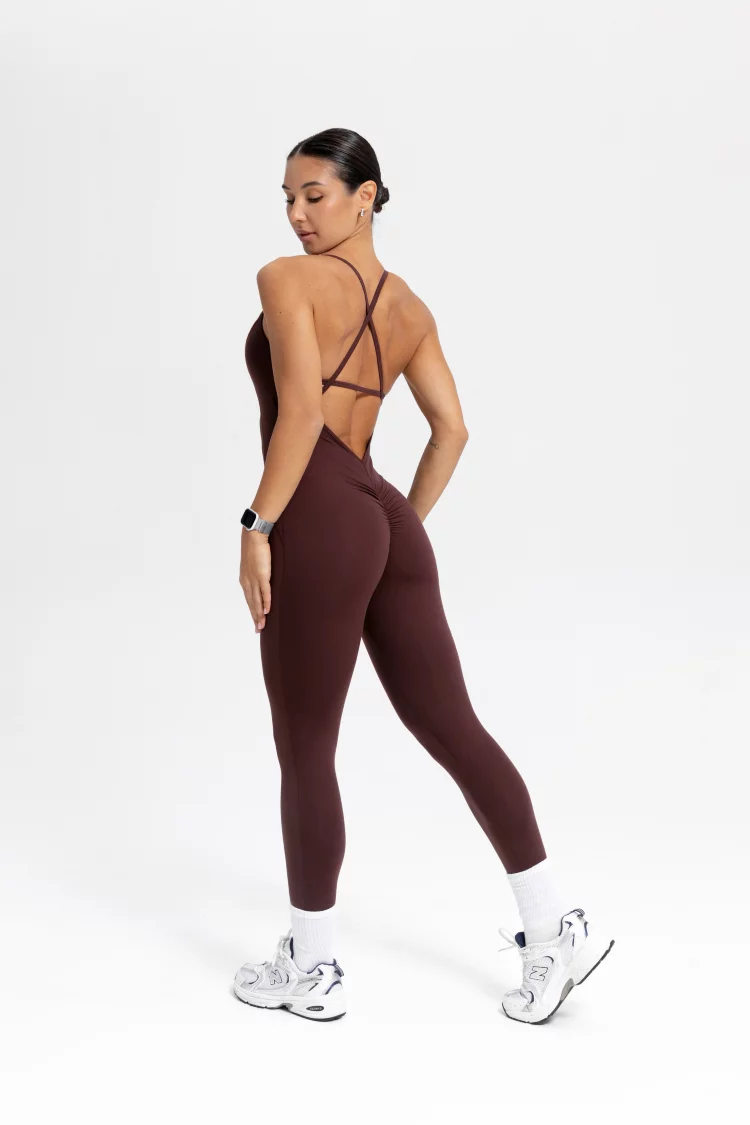 ForStrong Комбинезон Ruche, коричневый