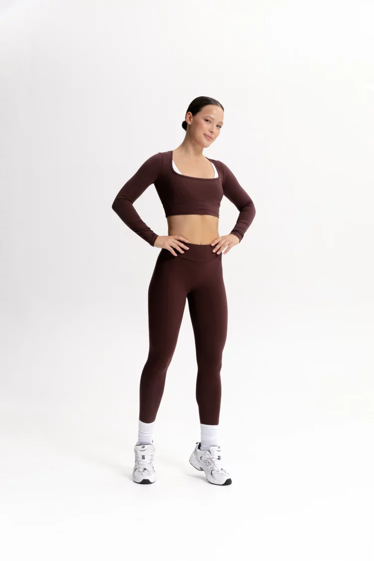 ForStrong Лосины Push, коричневый