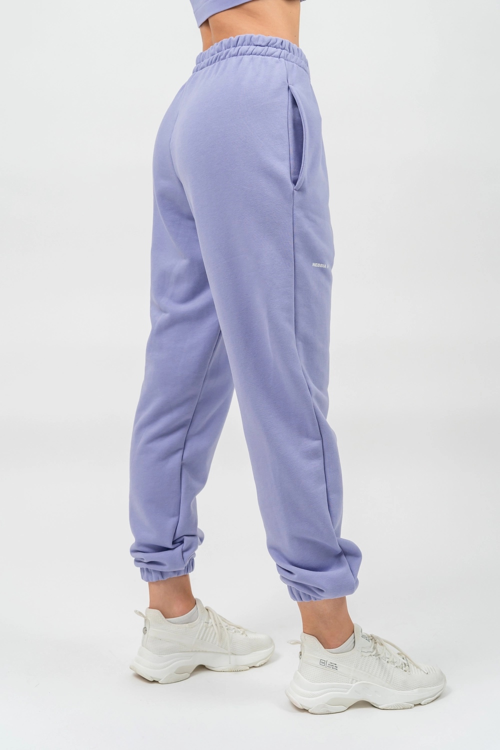 Nebbia Штаны 281 Oversized Joggers With Pockets Gym Time, светло-фиолетовый