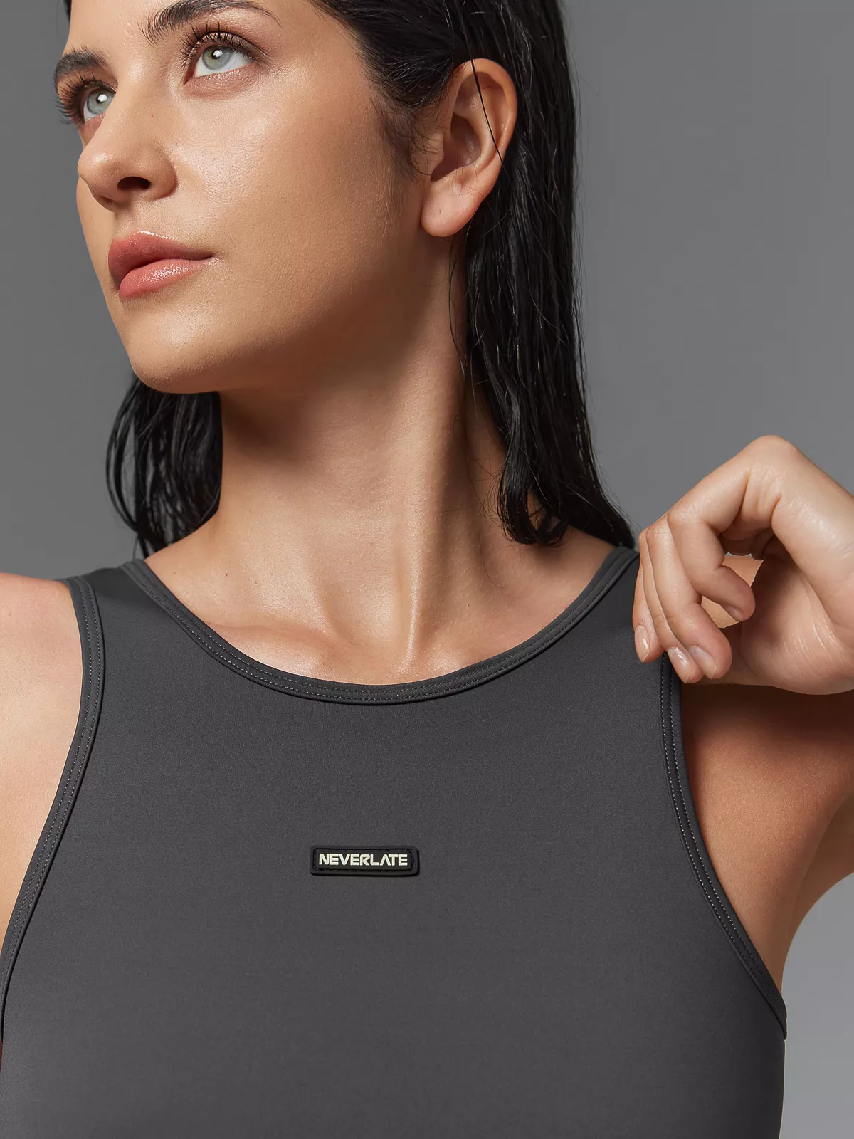 Neverlate Боди 17.224, темно-серый