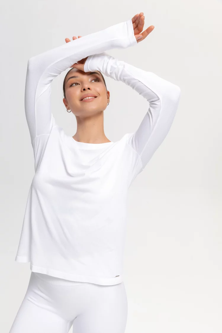 ForStrong Лонгслив Core, белый