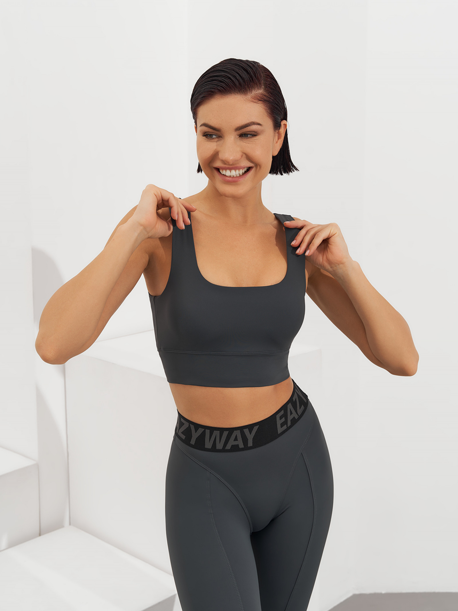 Eazyway Спортивное бра 08.331, темно-серый