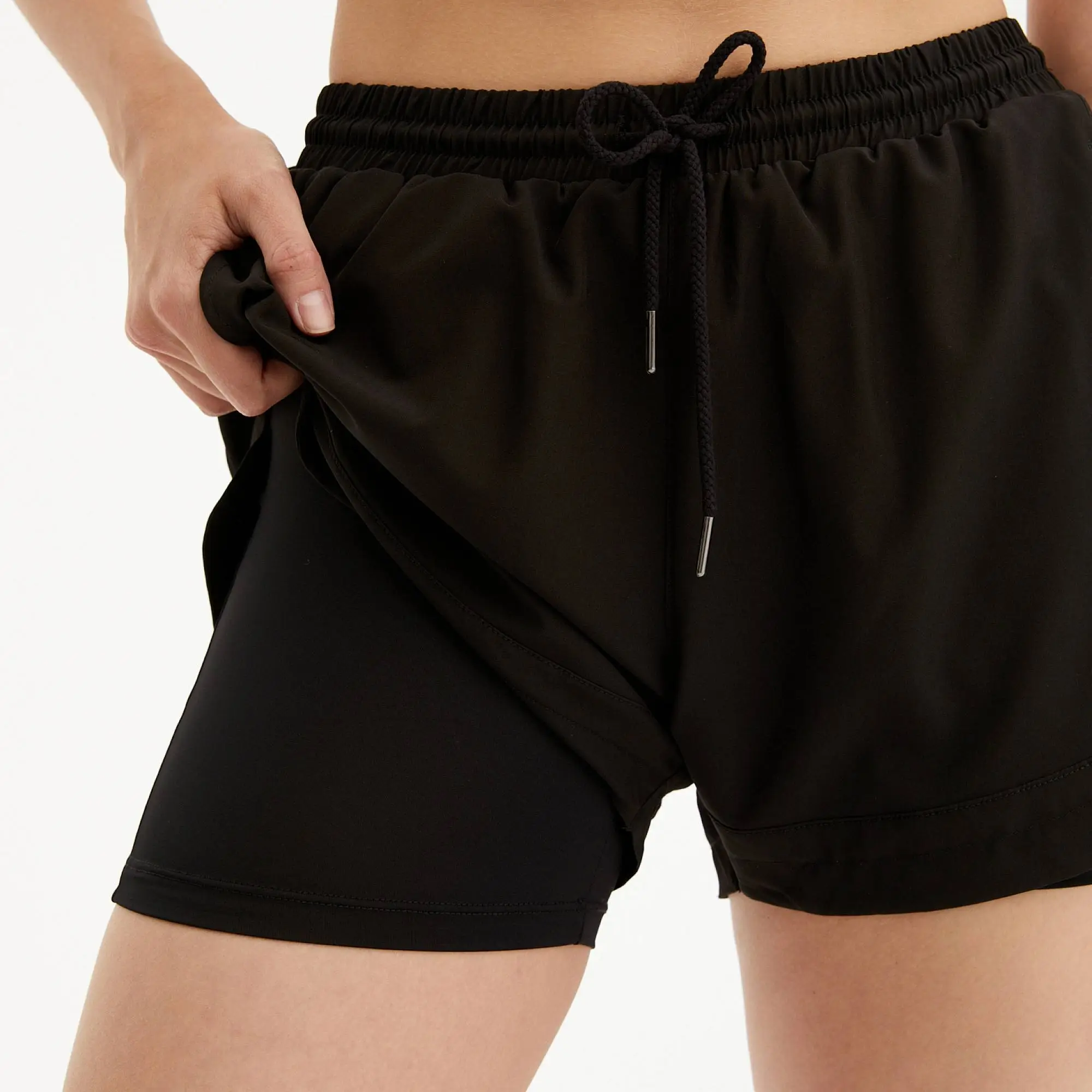 Beself Шорты Lotus, черный