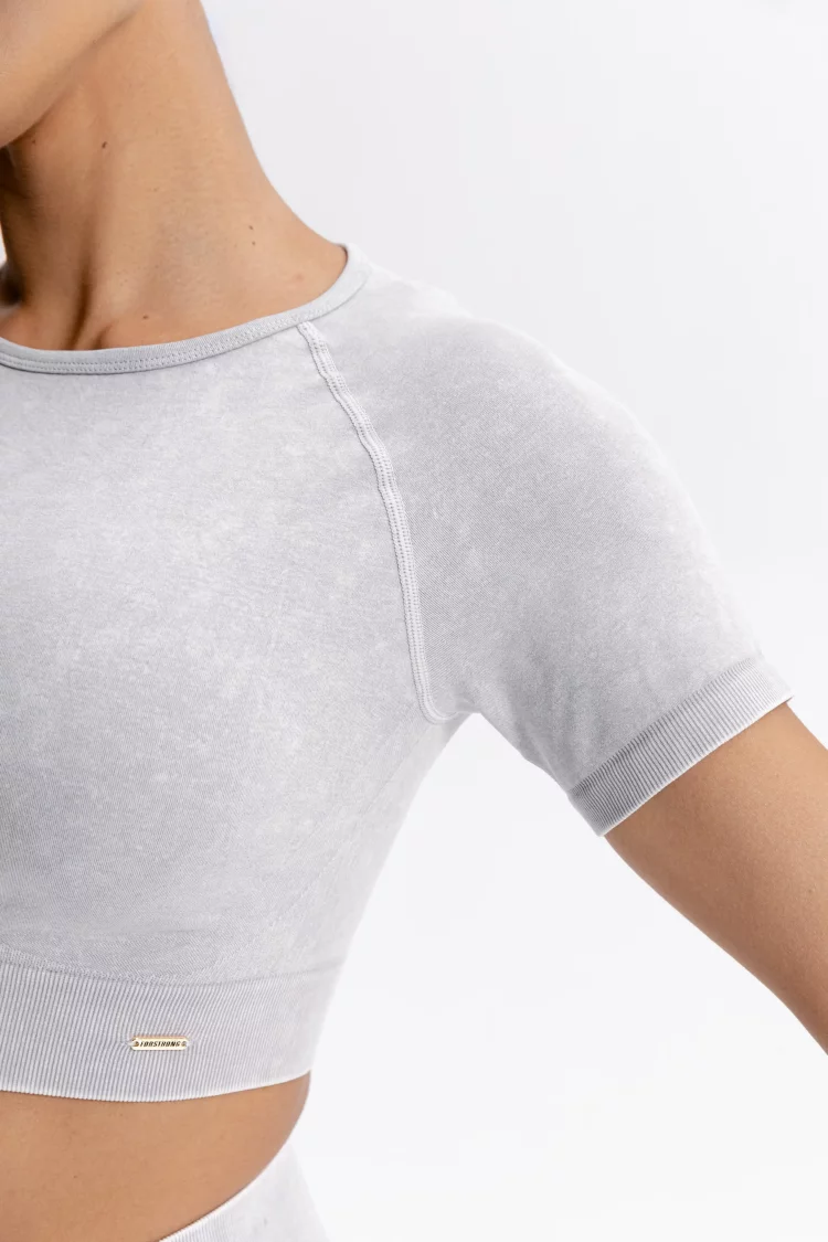 ForStrong Топ Reform, серый деним