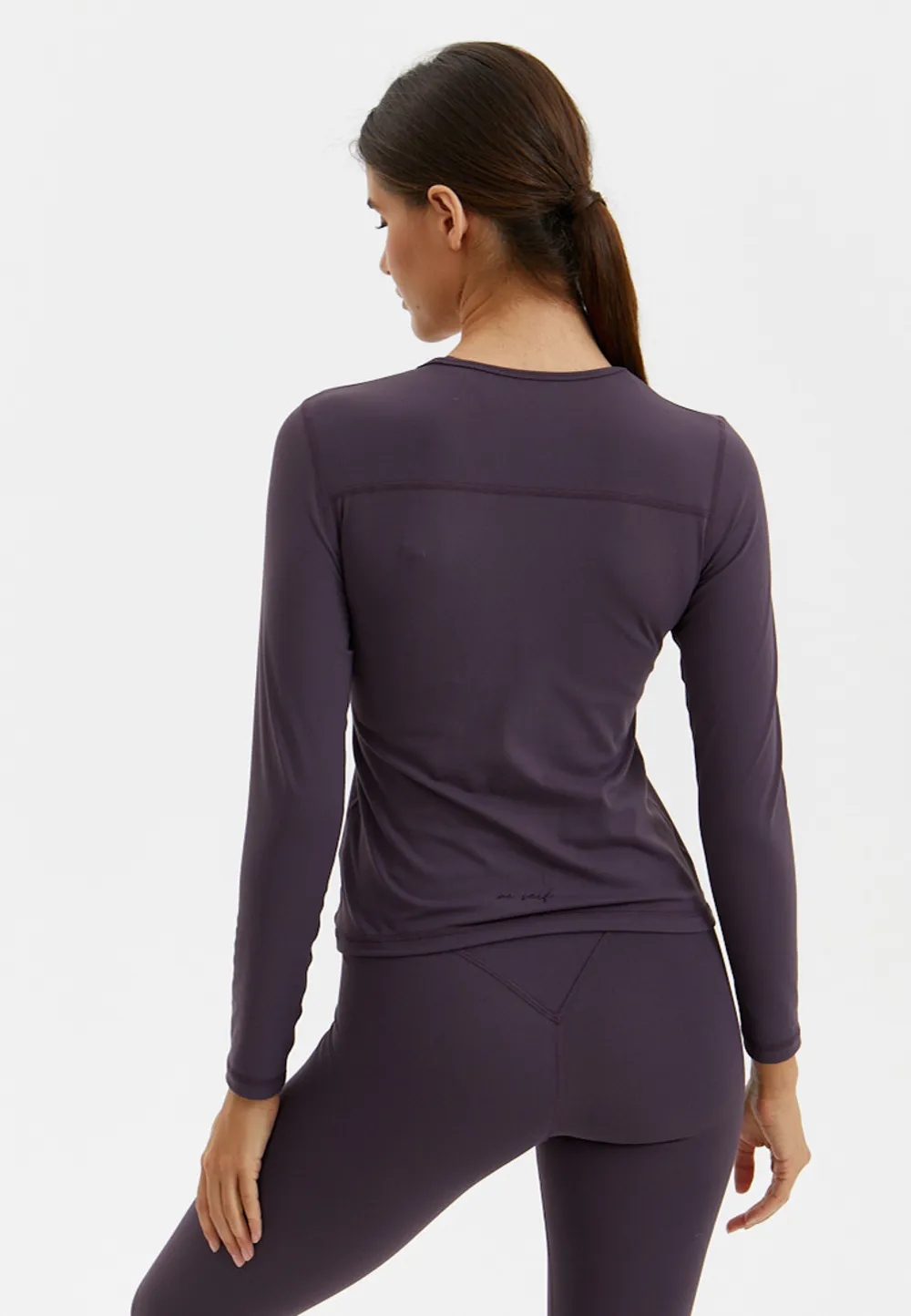 BeSelf Лонгслив SOFT COVER, пыльно-сливовый