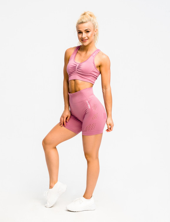 Gym Hero Шорты Seamless California Cute, лиловый