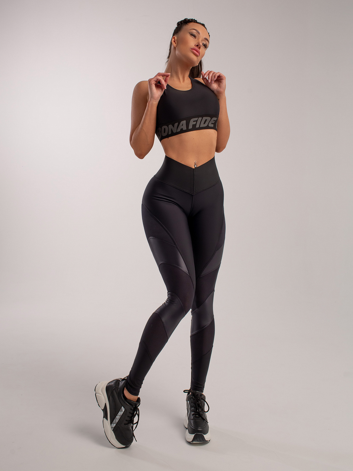 Bona Fide Лосины Bona Stingray Skin Edition, черный