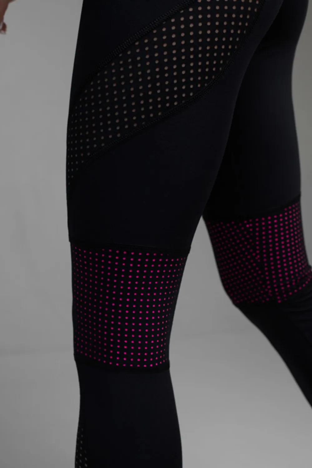 Mansen Леггинсы Perforation, розовый