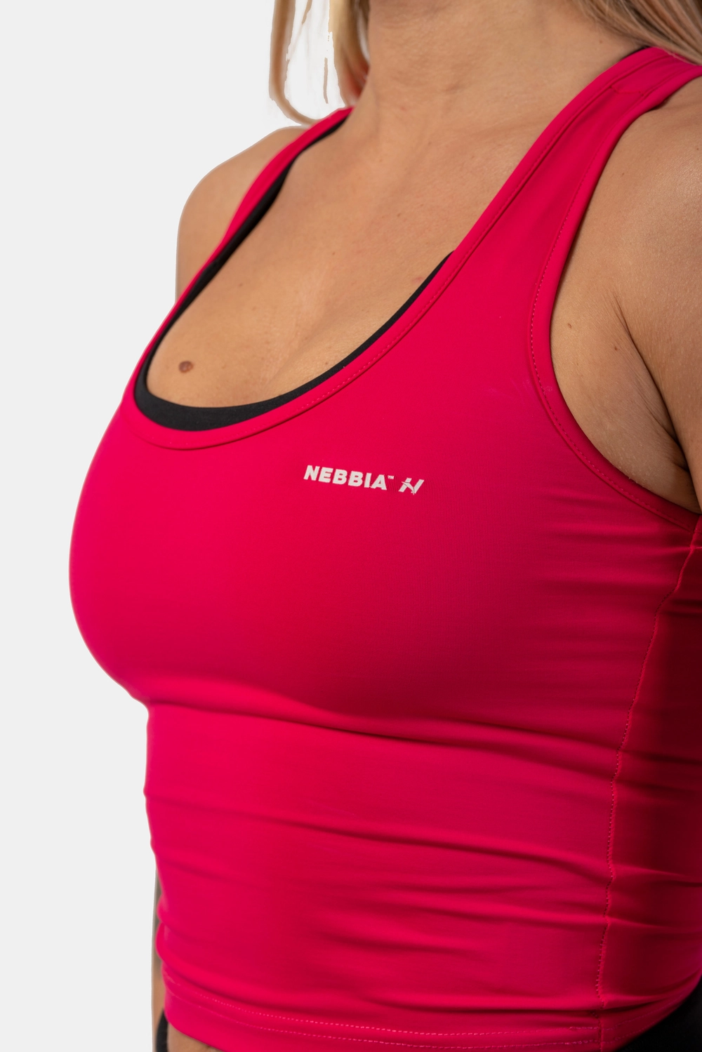 Nebbia Топ 422 Sporty Slim-Fit Crop Tank Top, розовый