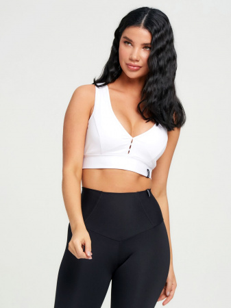 Euphoria Топ Classic Cropped, белый