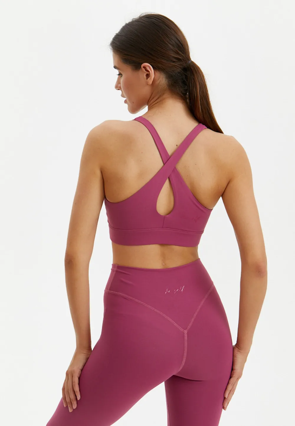 BeSelf Топ-бра SOFT COVER, пыльно-ягодный