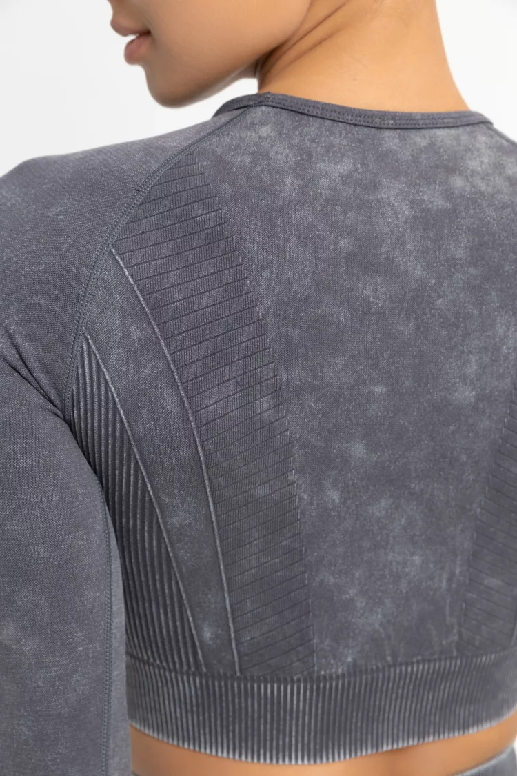 ForStrong Лонгслив Neat, черный деним