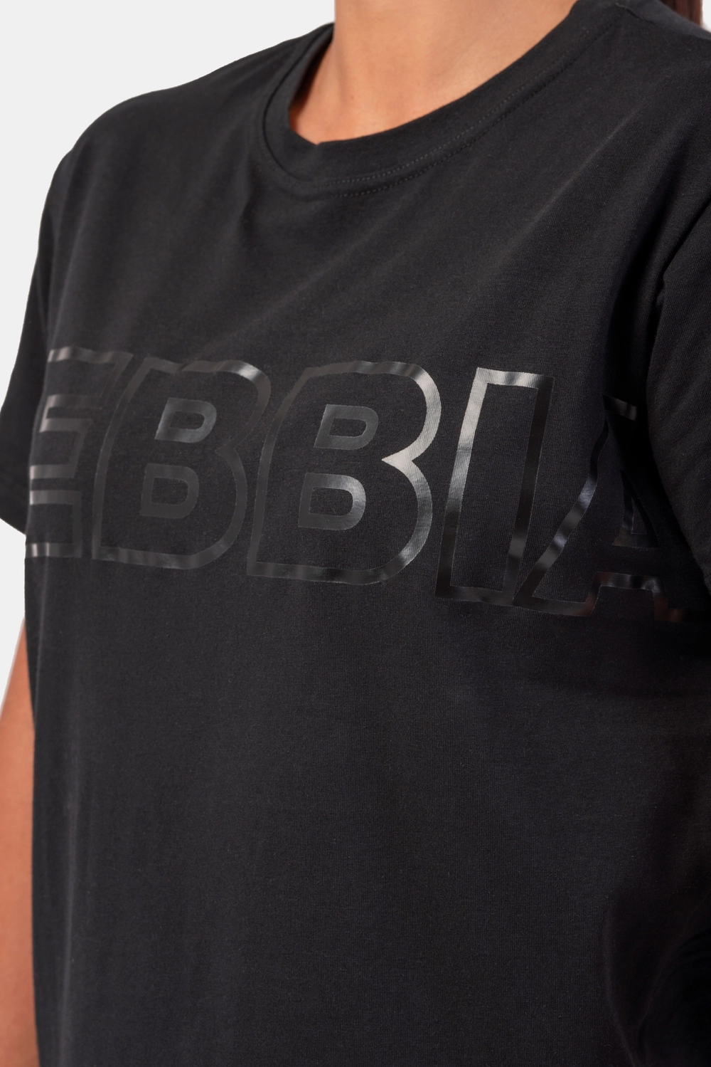 Nebbia Футболка 602 Invisible Logo NEBBIA T-shirt, черный
