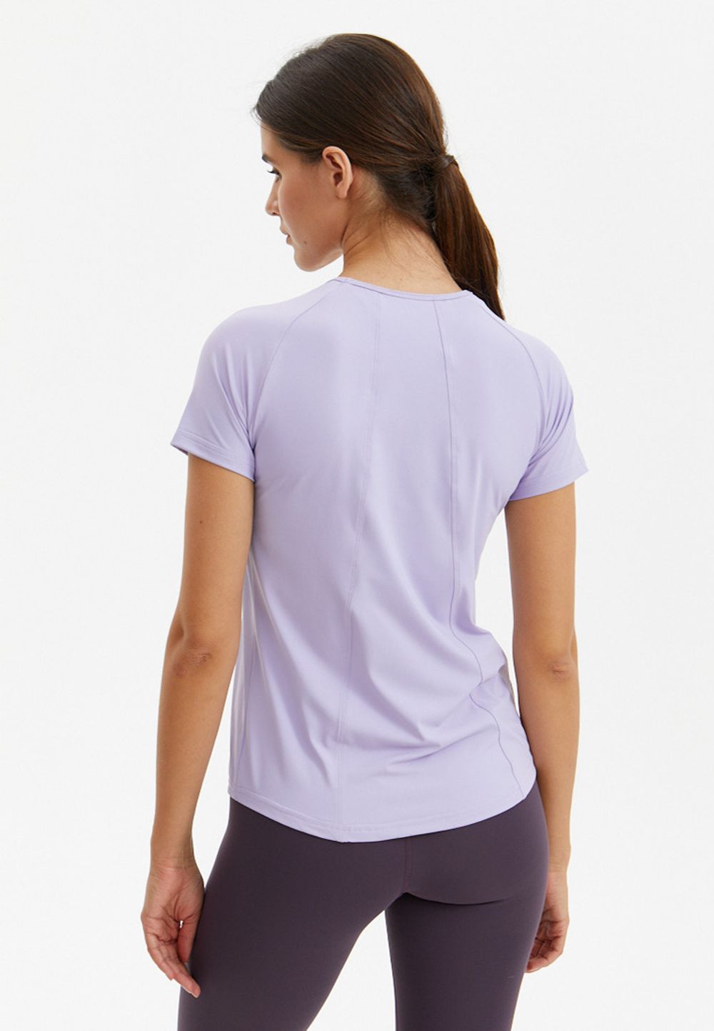 BeSelf Футболка удлиненная SATIN BASE, лавандовый