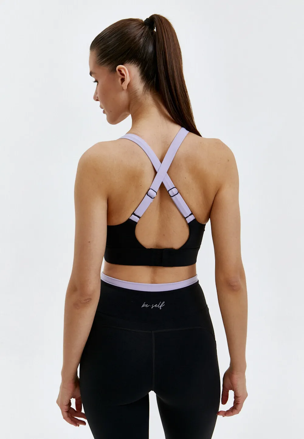 BeSelf Топ-бра Accent, черный