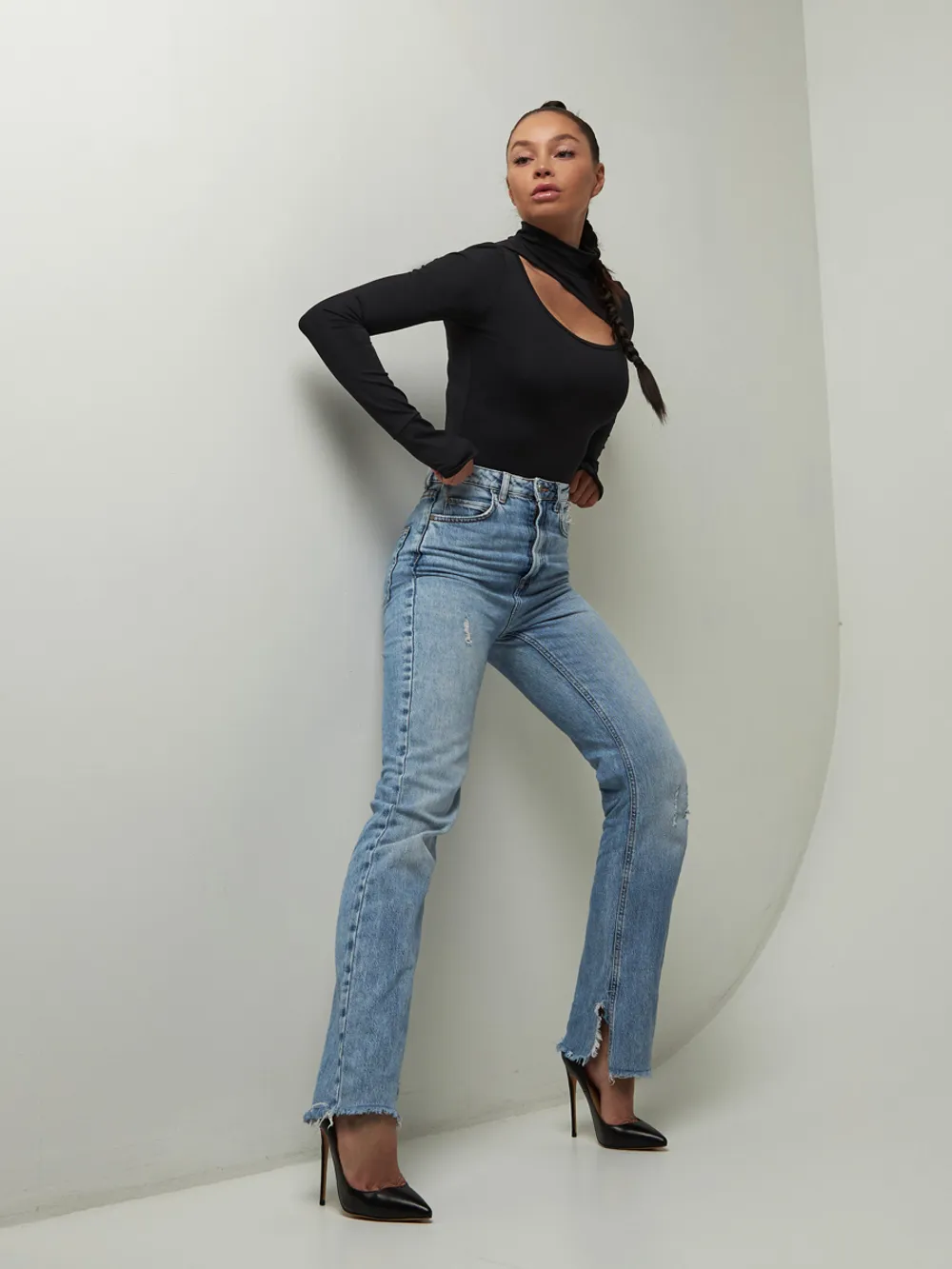 Mansen Боди Gala Bust, черный