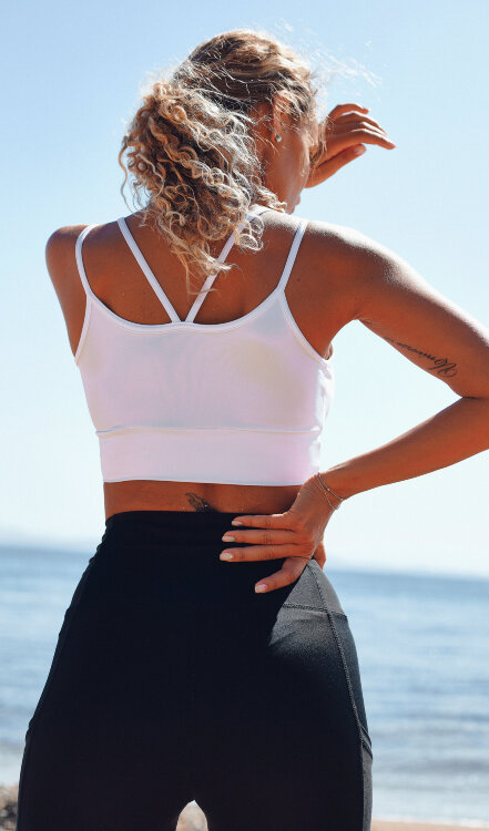 ForStrong Топ Light Bra, белый