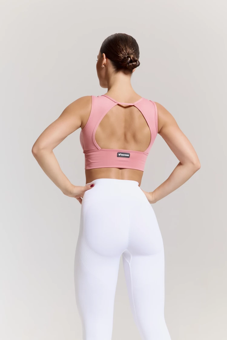 ForStrong Топ Beat Mono, пыльно-розовый