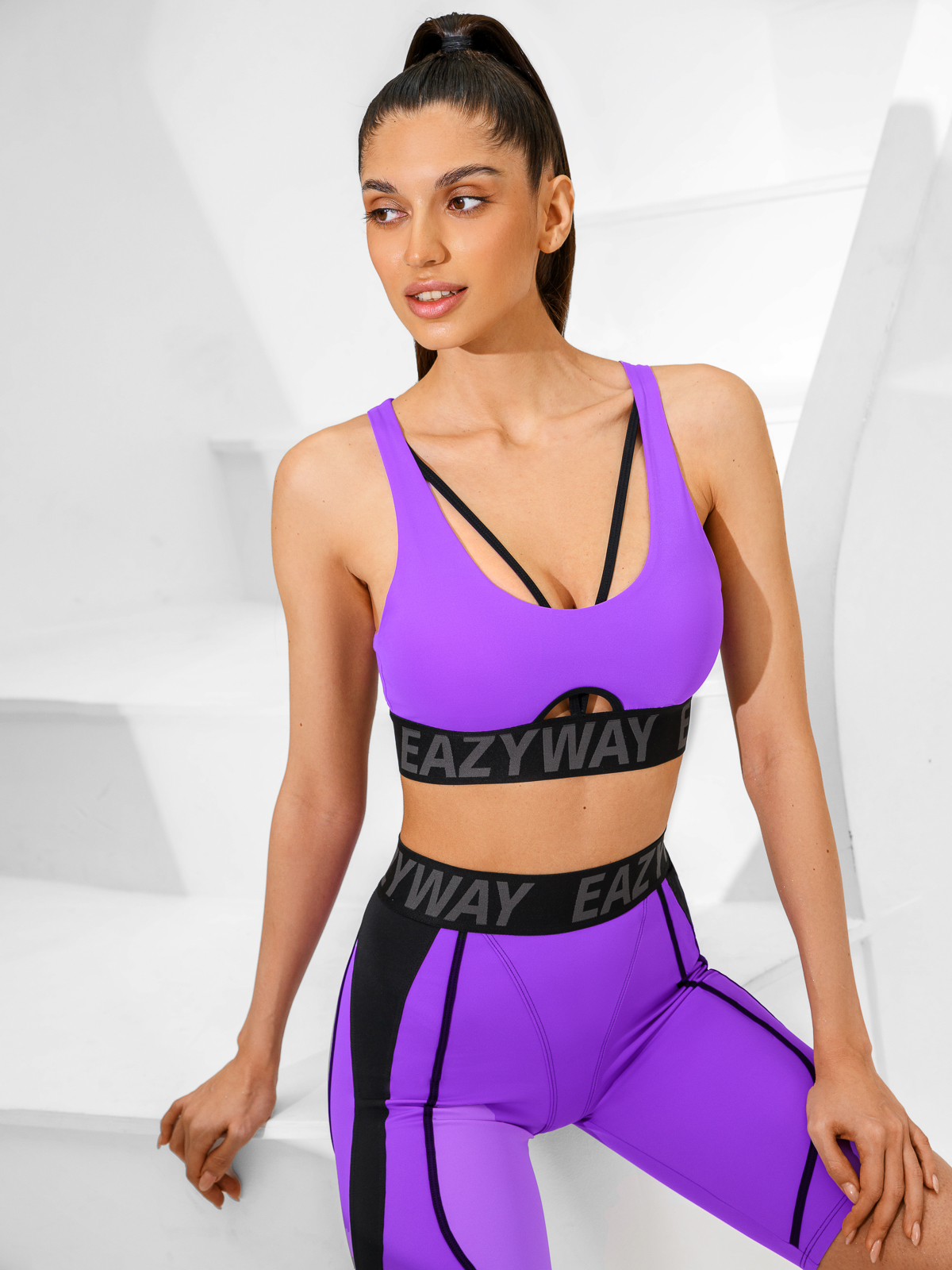 Eazyway Спортивное бра 08.661, сиреневый