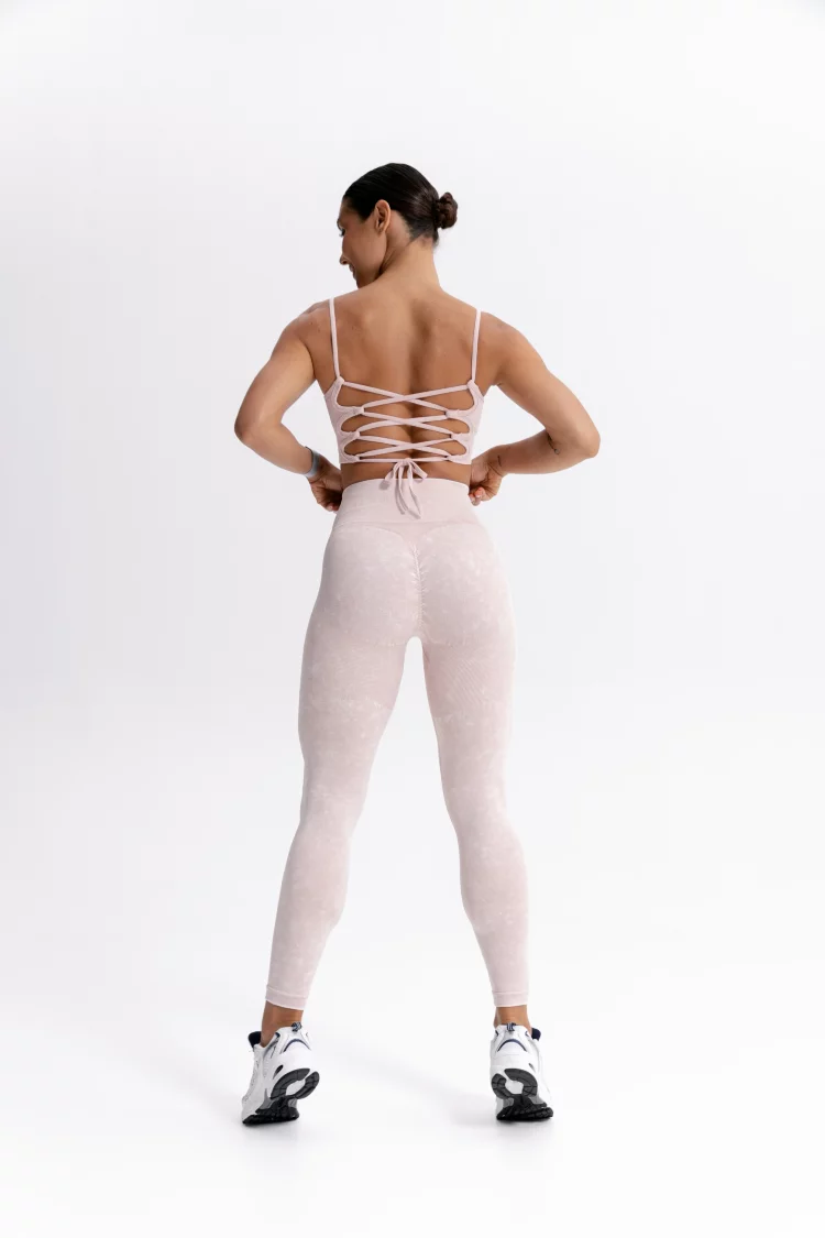 ForStrong Топ Lattice, розовый деним 