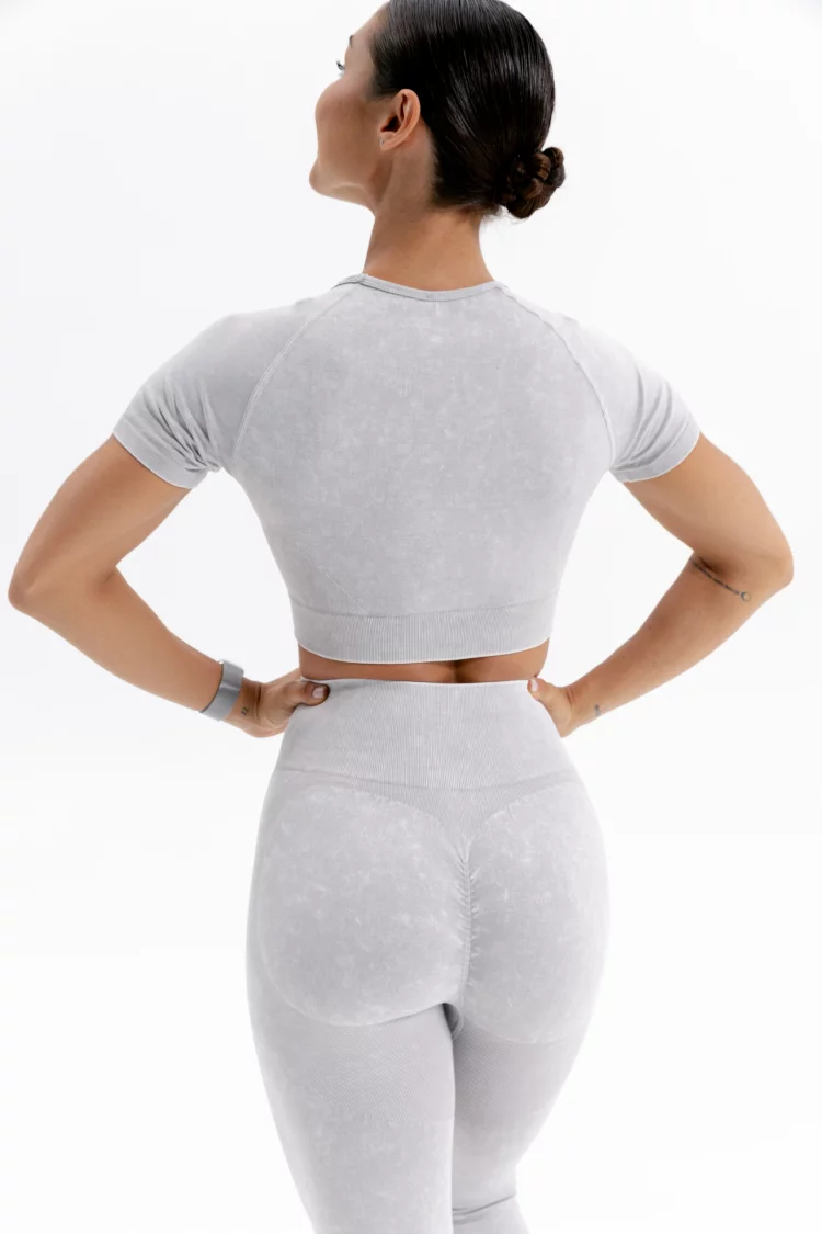 ForStrong Топ Reform, серый деним