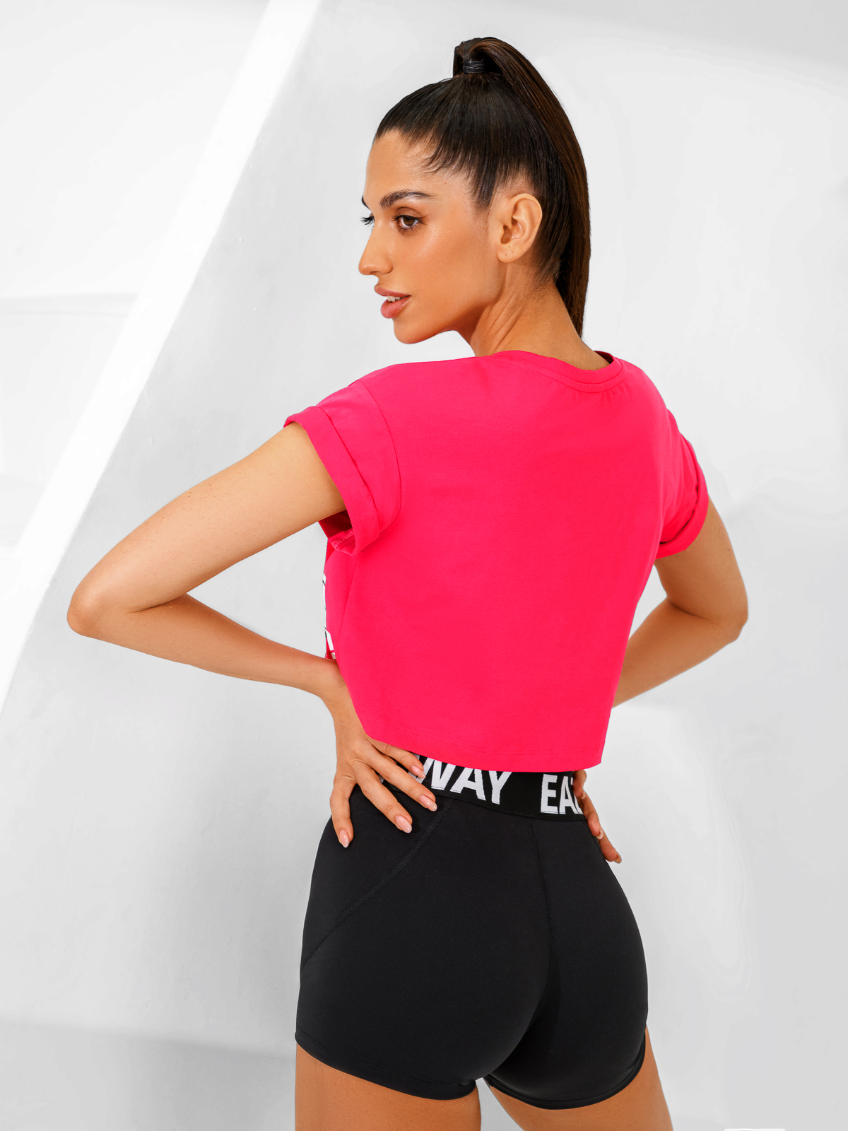 Eazyway Футболка укороченная 09.004, розовый