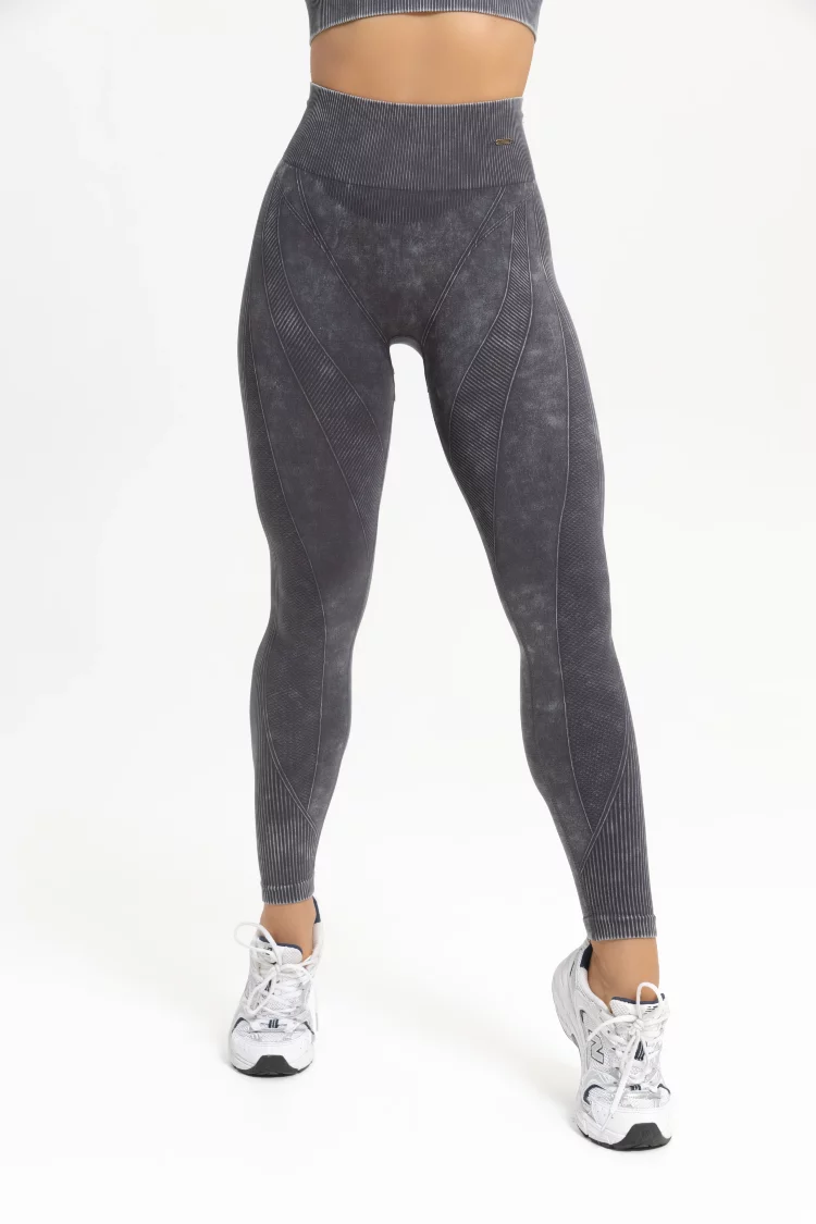 ForStrong Лосины Neat, черный деним