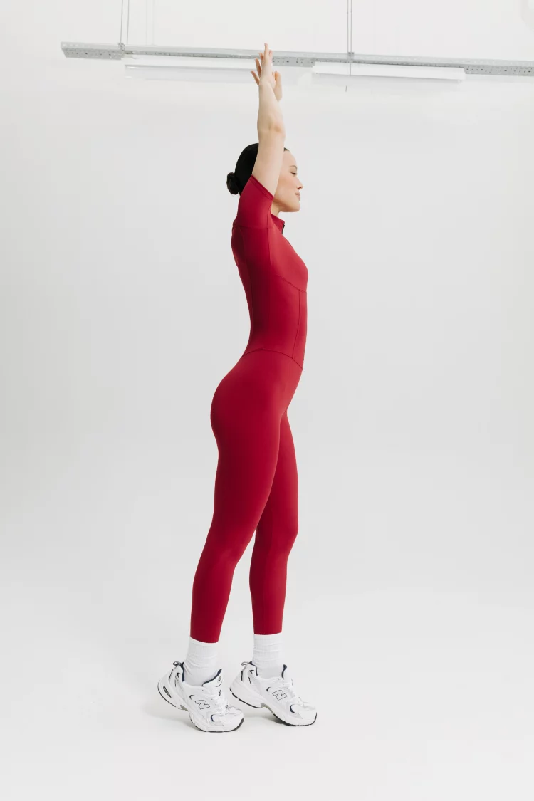 ForStrong Комбинезон Catsuit, рубиновый