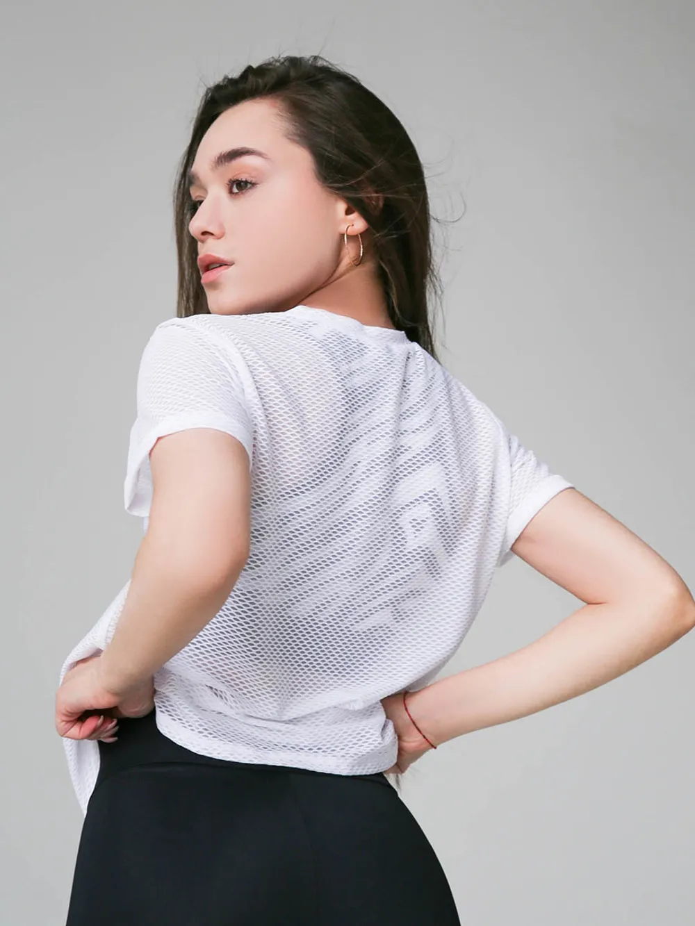 Mansen Футболка T-shirt Mesh, белый