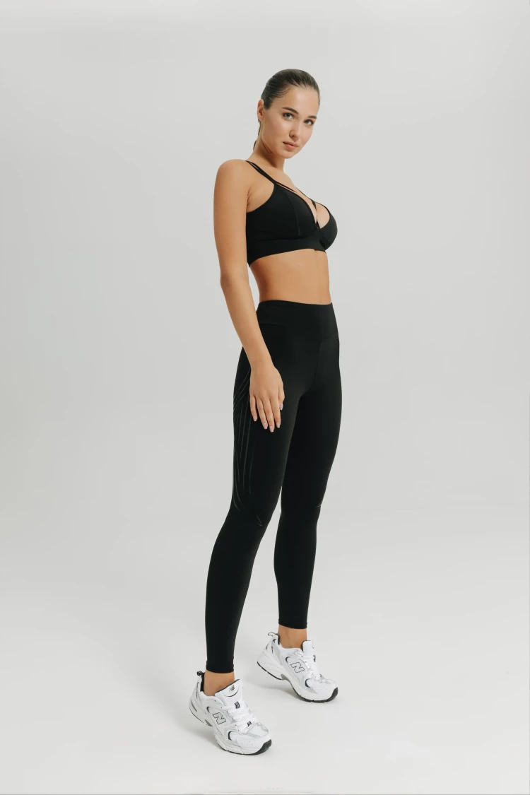 ForStrong Лосины Tapes, черный