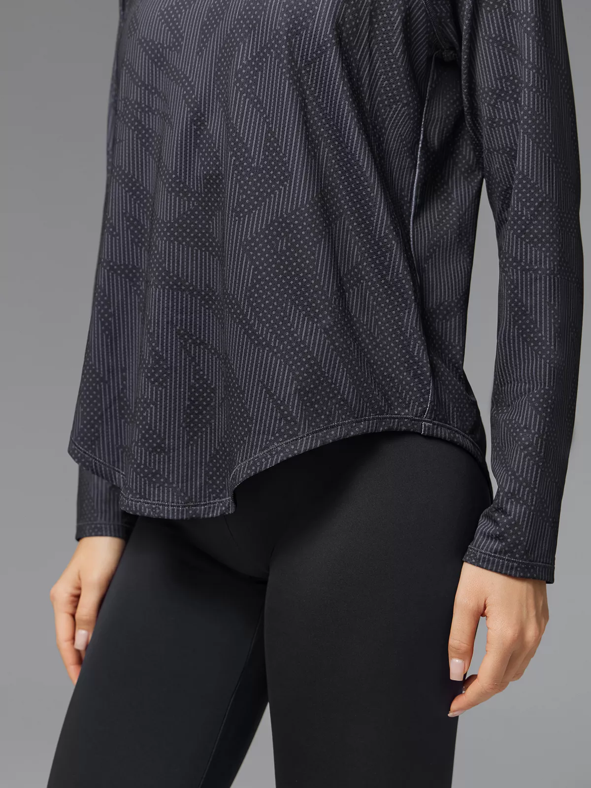 Neverlate Рашгард 18.894, черно-серый