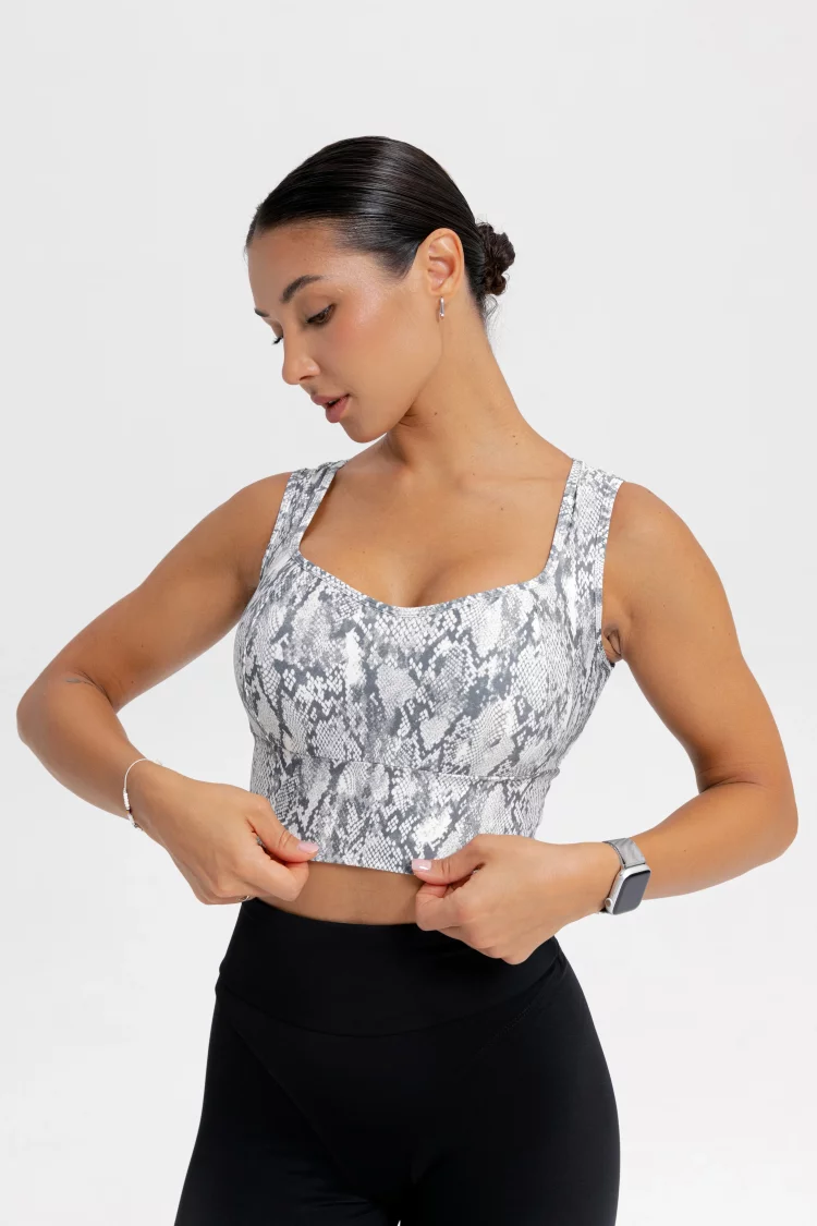 ForStrong Топ Pulse, серый питон