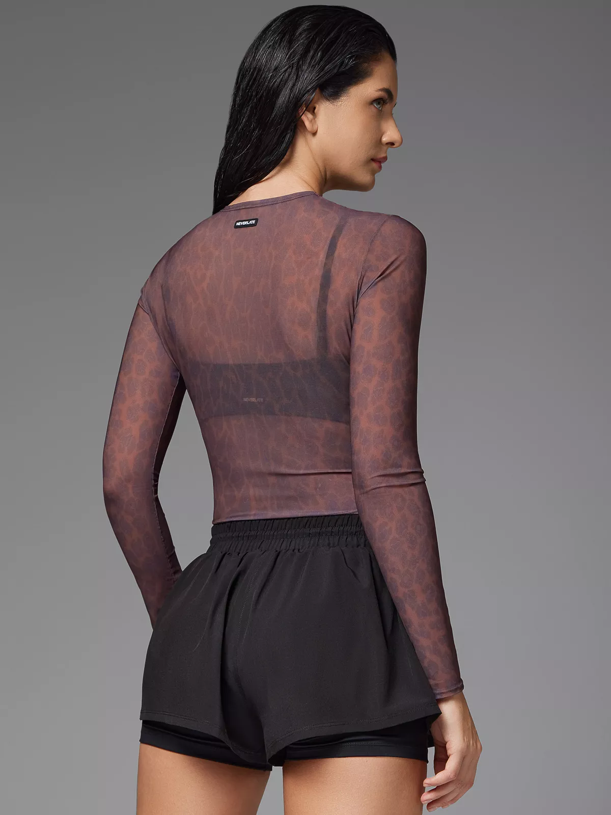 Neverlate Рашгард 12.589, коричневый