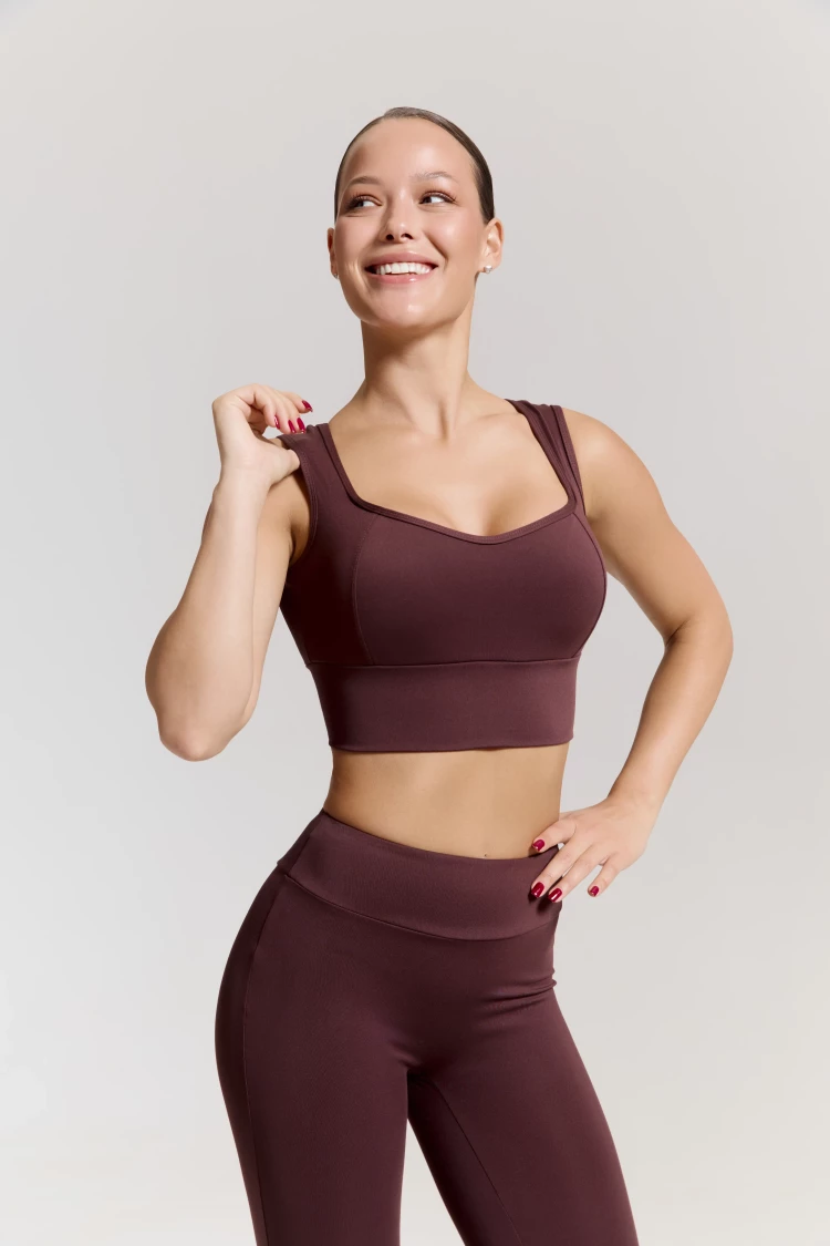 ForStrong Топ Pulse Mono, коричневый